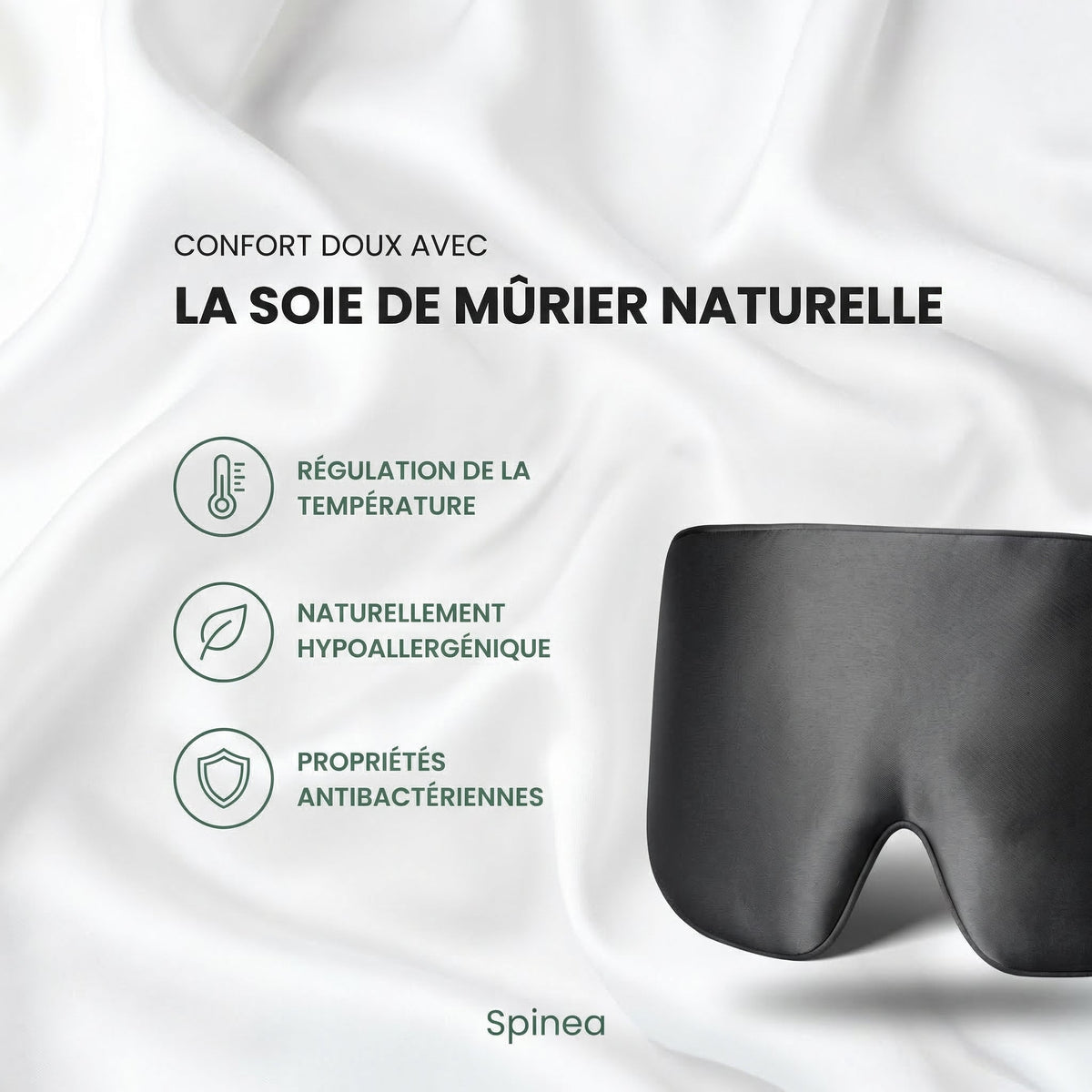 Masque de Sommeil en Soie